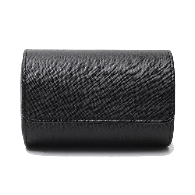 Elegant Double Watch Case - Black | Valtieri